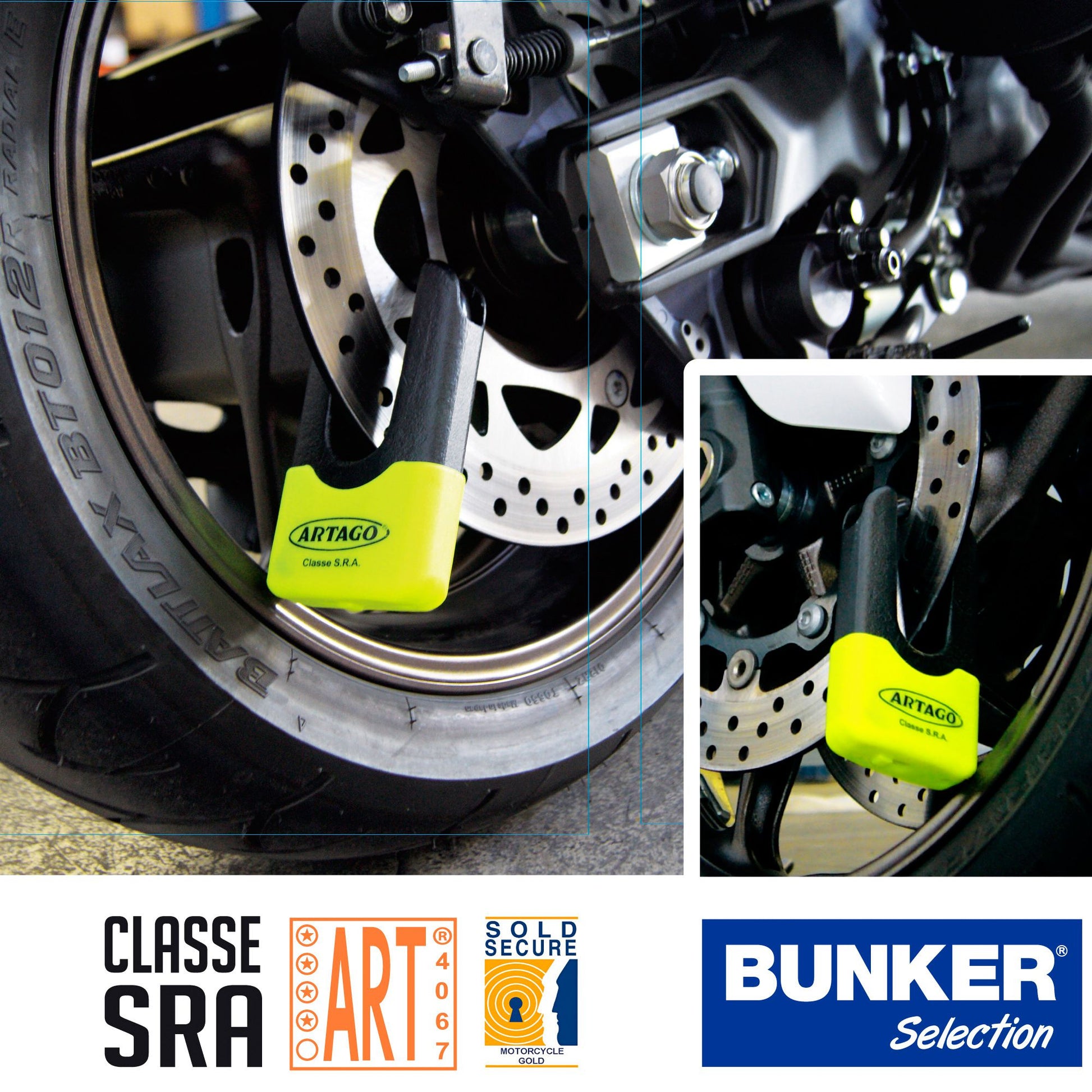 Antirrobo Disco Moto Artago 69X - URA Moto