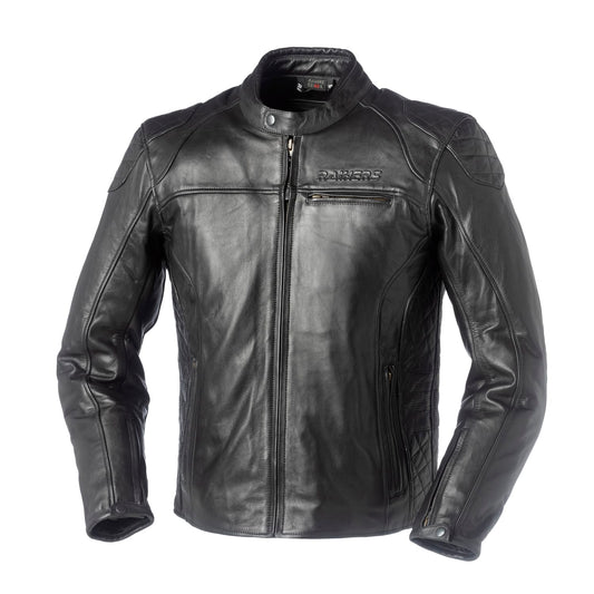 Chaqueta Moto Piel Rainers Daniel Negra - URA Moto