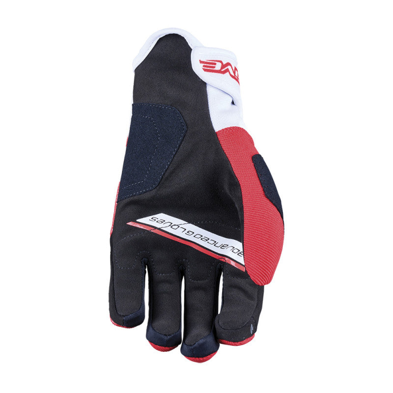 Guantes moto Five E3 Evo Blanco/Rojo - URA Moto