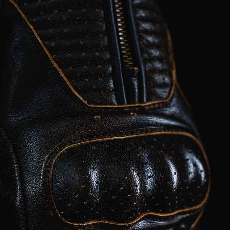 Guantes moto Five Kansas Marrón - URA Moto