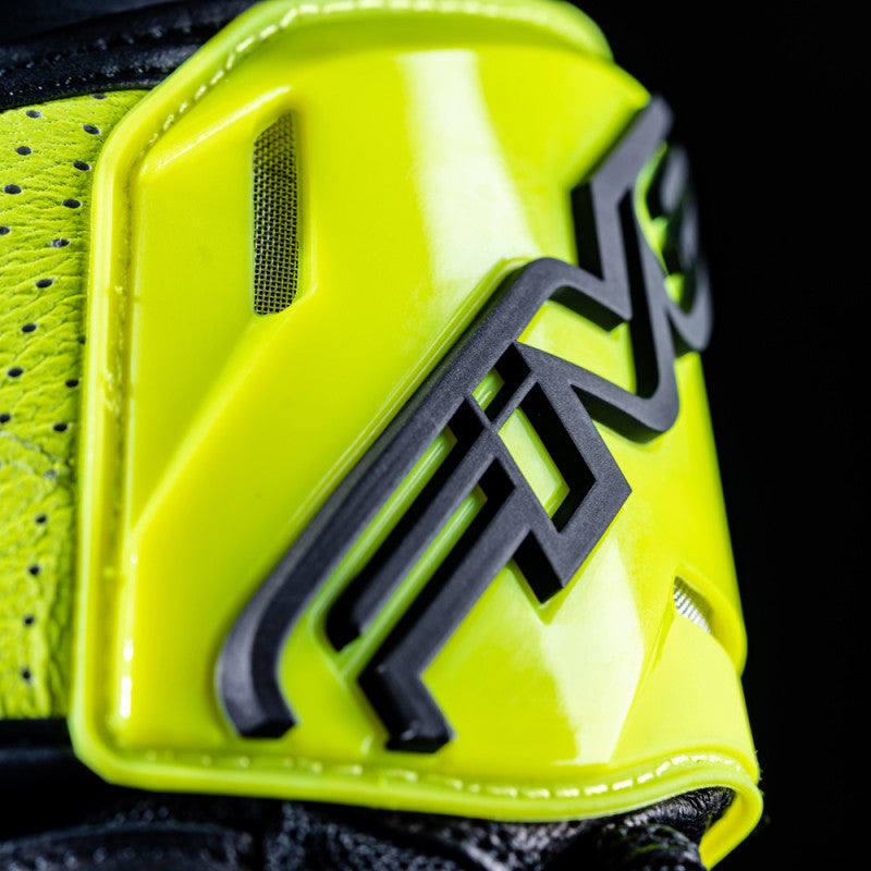 Guantes moto Five RFX2 Airflow Negro/Amarillo Fluor - URA Moto