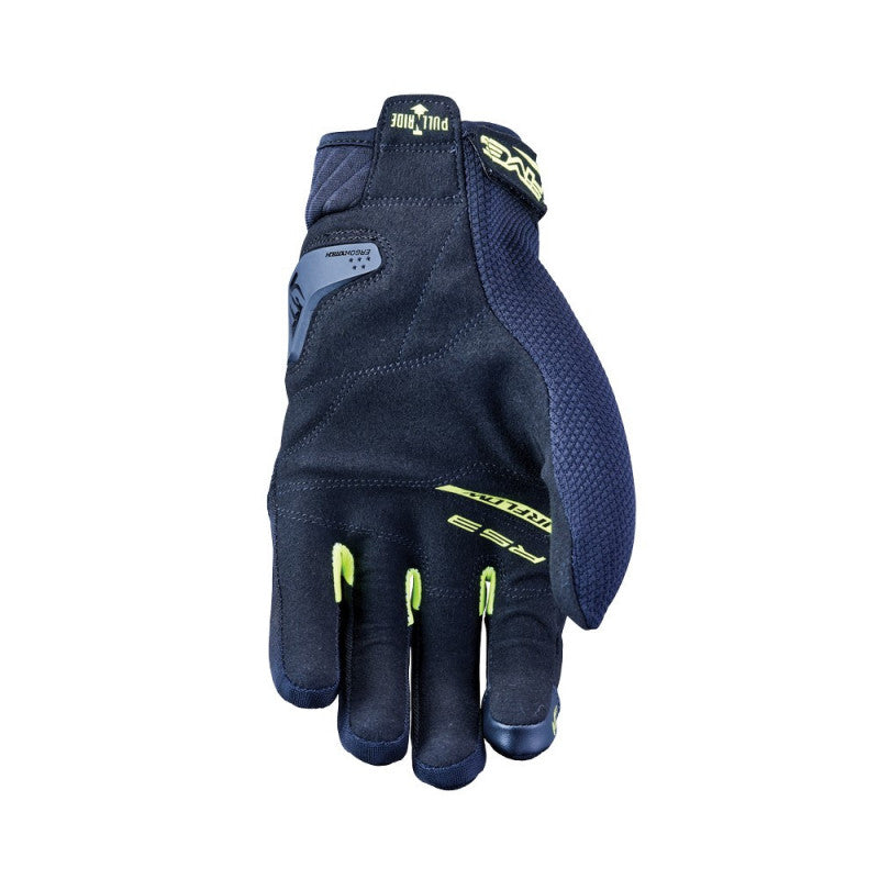 Guantes moto Five RS3 EVO Airflow Negro/Amarillo Fluor - URA Moto