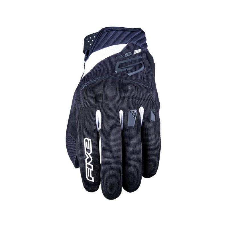 Guantes moto Five RS3 EVO Infantil Negro/Blanco - URA Moto