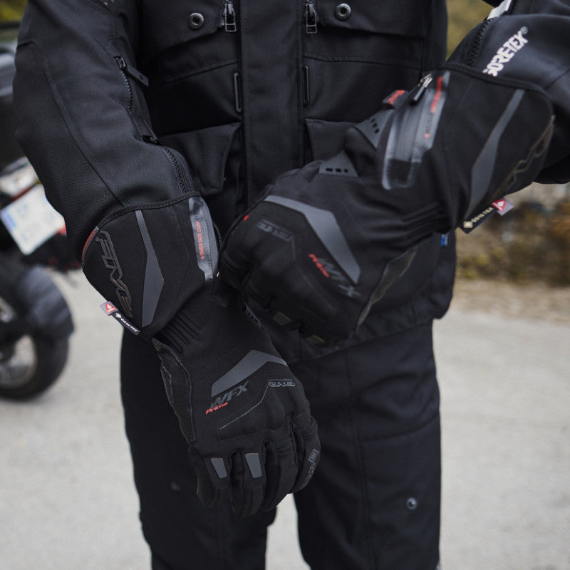 Guantes moto Five WFX Prime GTX Negro - URA Moto