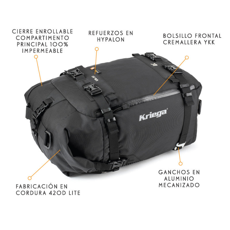 Bolsa Kriega US-40 Drypack Cordura - URA Moto
