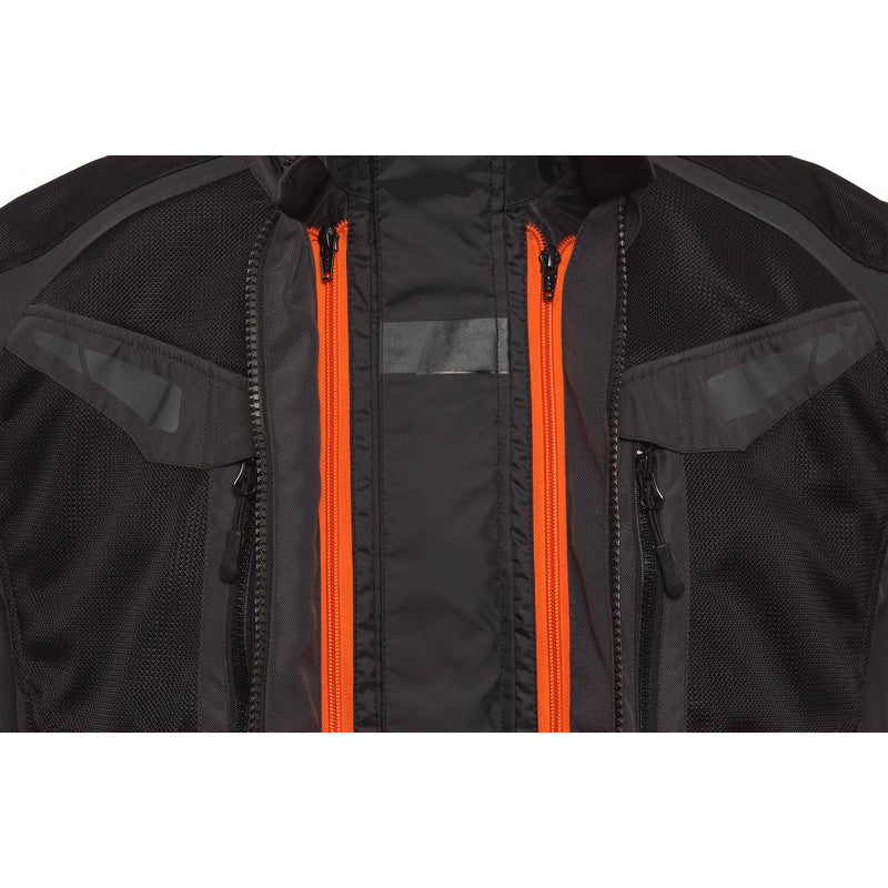 Chaqueta Moto Cordura Levior Arashi Negra - URA Moto