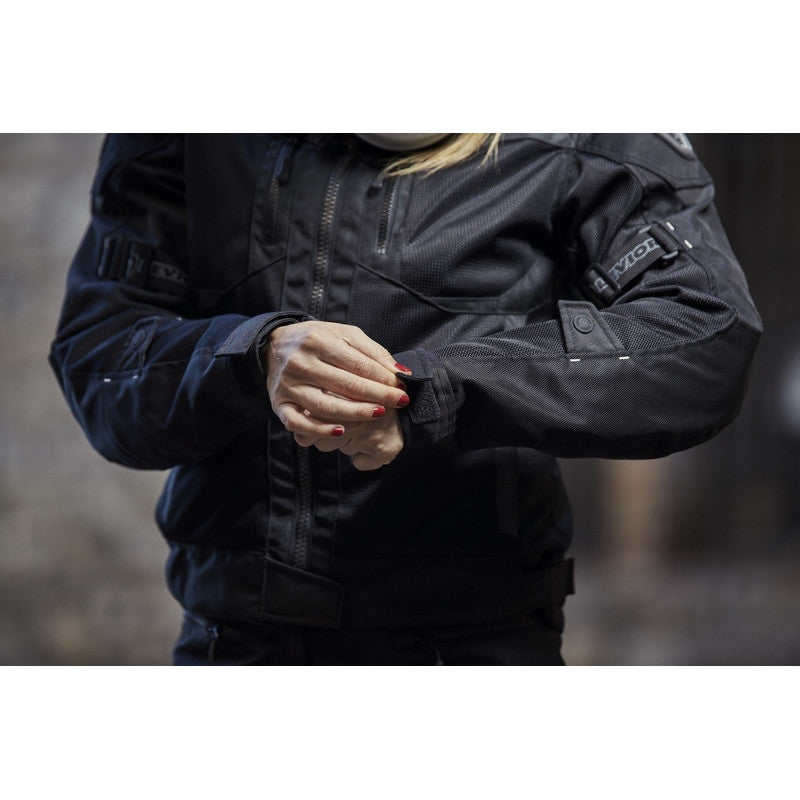 Chaqueta Moto Cordura Mujer Levior Imbat Negra - URA Moto