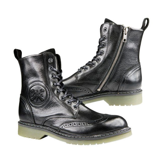 Botas Moto Mujer John Doe Sixty  Budapest Negro - URA Moto
