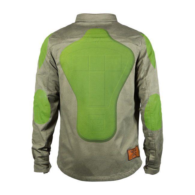 Camisa John Doe Motoshirt XTM© Verde - URA Moto
