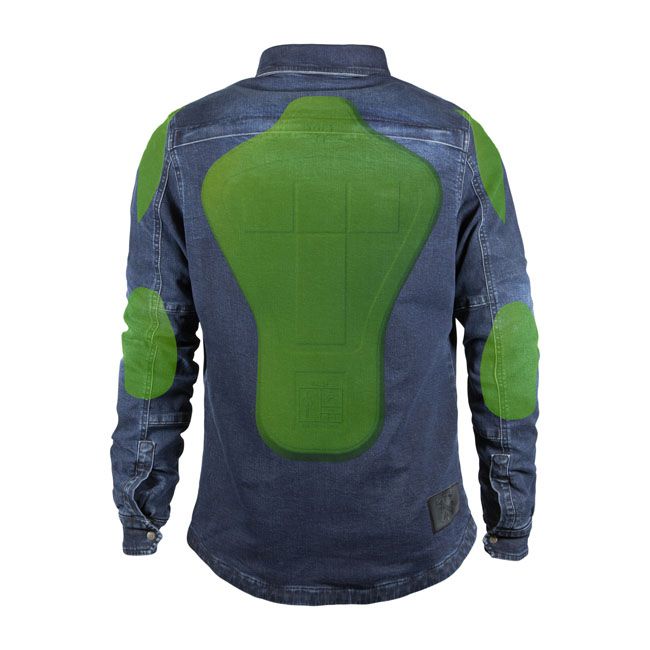 Camisa John Doe Motoshirt XTM© Tejana Azul Oscuro Desgastado - URA Moto
