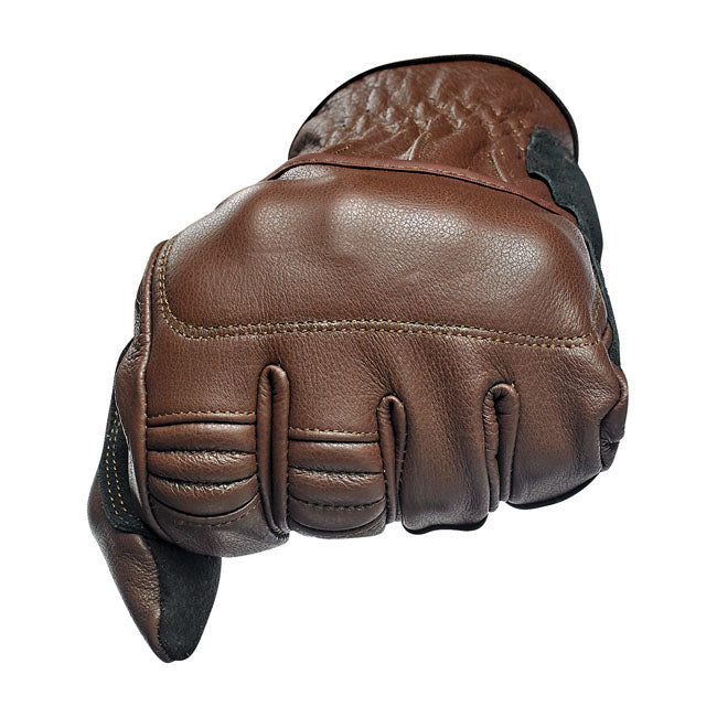 Guante Moto Biltwell Belden Chocolate-Black - URA Moto