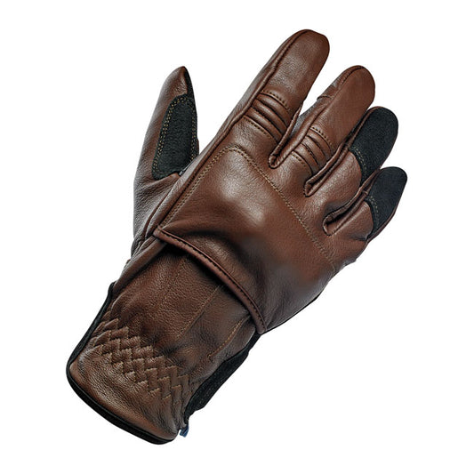 Guante Moto Biltwell Belden Chocolate-Black - URA Moto