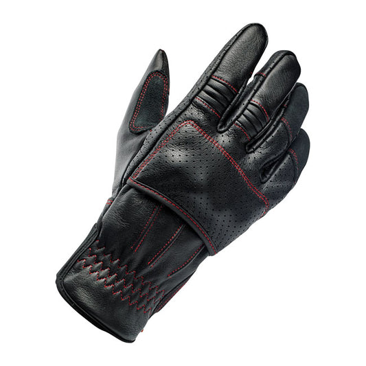 Guante Moto Biltwell Borrego Black-Redline - URA Moto