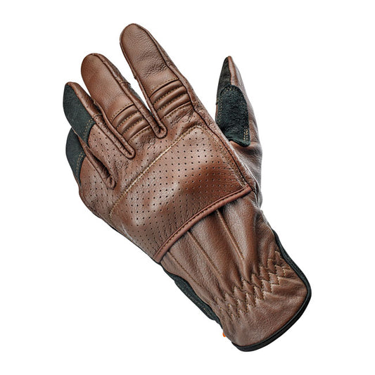 Guante Moto Biltwell Borrego Chocolate-Black - URA Moto