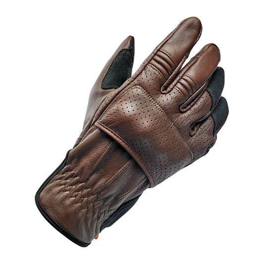 Guante Moto Biltwell Borrego Chocolate-Black - URA Moto