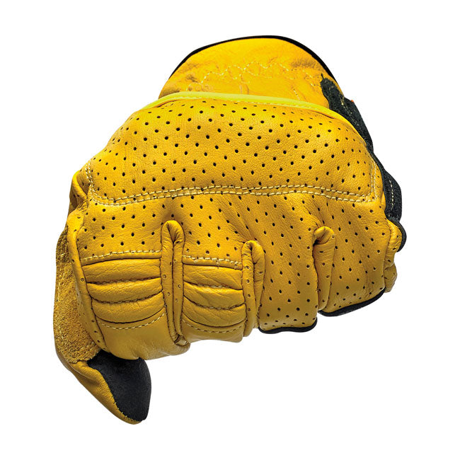 Guante Moto Biltwell Borrego Gold-Black - URA Moto