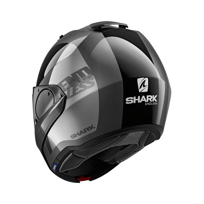Casco moto Shark Modular EVO-ES Negro - URA Moto