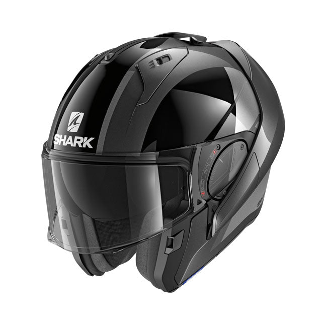 Casco moto Shark Modular EVO-ES Negro - URA Moto