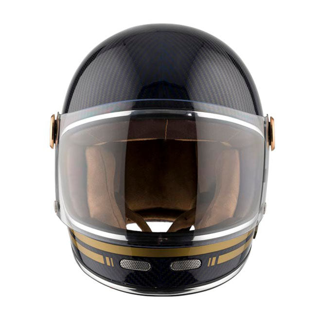 Casco Moto Integral BY City Roadster Carbon Blue - URA Moto