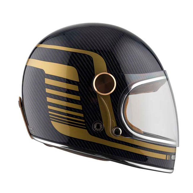 Casco Moto Integral BY City Roadster Carbon Blue - URA Moto