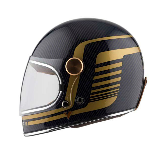 Casco Moto Integral BY City Roadster Carbon Blue - URA Moto