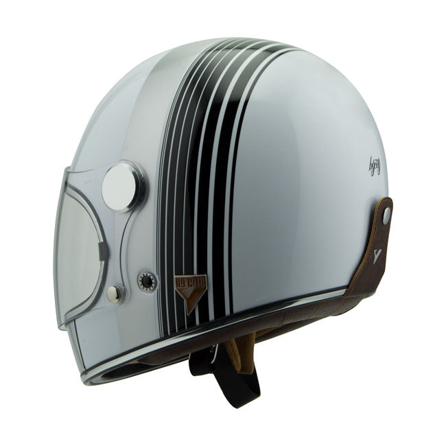 Casco Moto Integral BY City Roadster White II White - URA Moto
