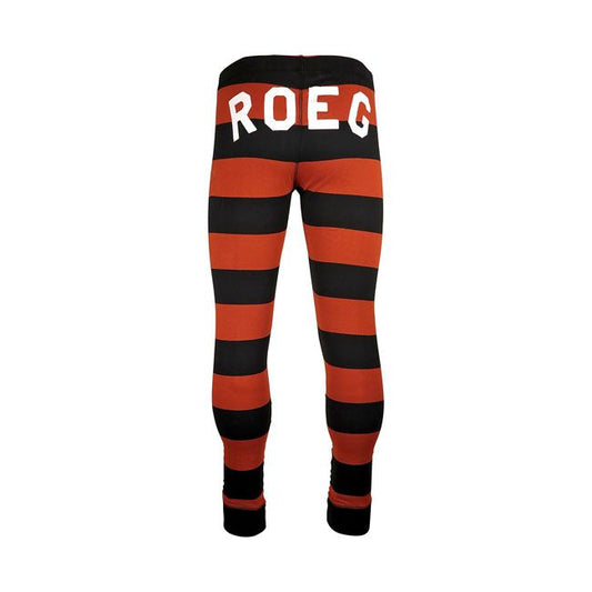 Pantalón Roeg Long John rayas negro/naranja - URA Moto