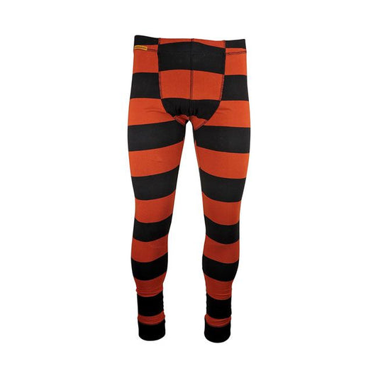 Pantalón Roeg Long John rayas negro/naranja - URA Moto