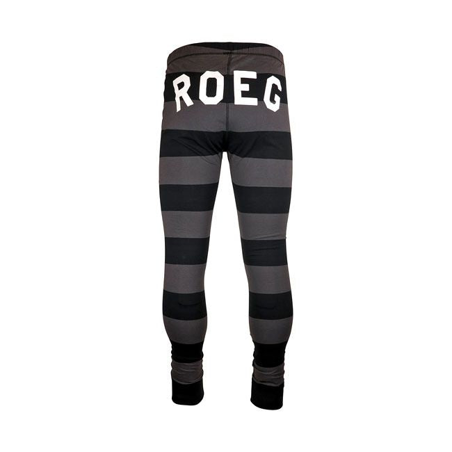 Pantalón Roeg Long John rayas Negro/Gris - URA Moto