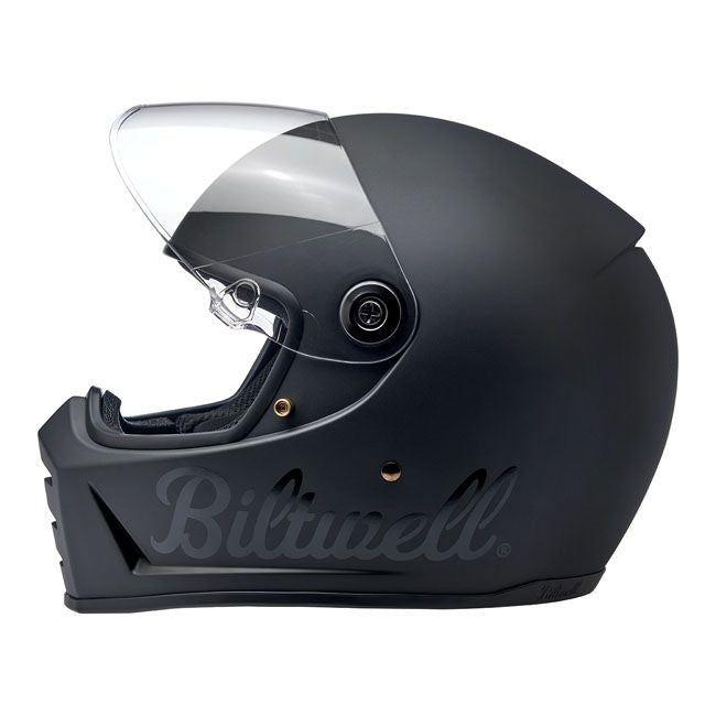 Casco Moto Integral Biltwell Lane Splitter Podium Flat Black Factory - URA Moto