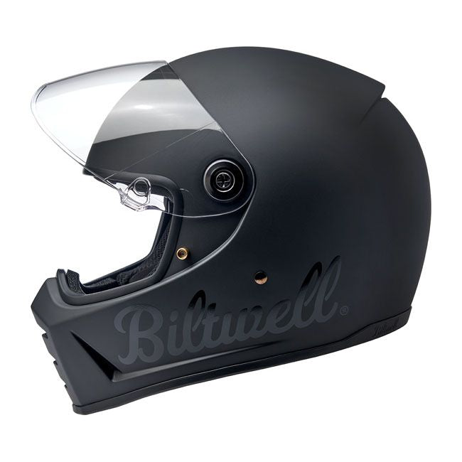 Casco Moto Integral Biltwell Lane Splitter Podium Flat Black Factory - URA Moto