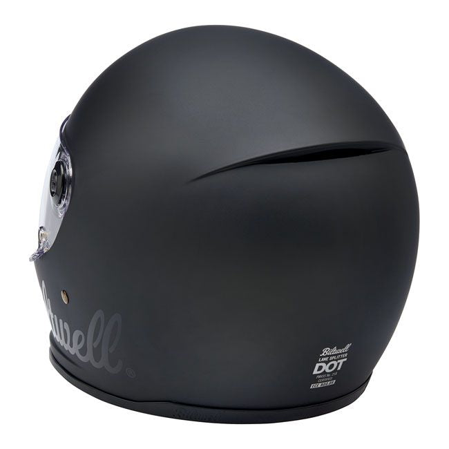 Casco Moto Integral Biltwell Lane Splitter Podium Flat Black Factory - URA Moto