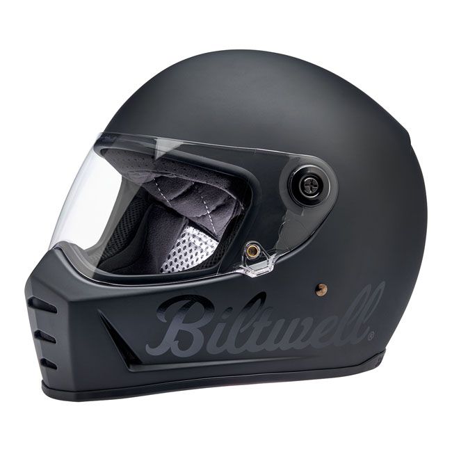 Casco Moto Integral Biltwell Lane Splitter Podium Flat Black Factory - URA Moto