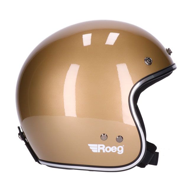 Casco moto Jet Roeg Metallic Sand - URA Moto