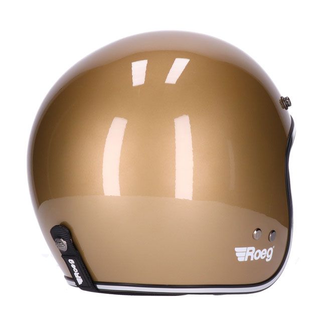 Casco moto Jet Roeg Metallic Sand - URA Moto
