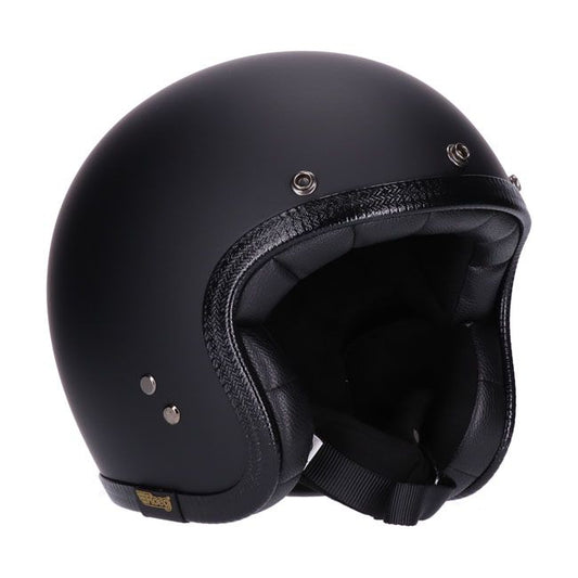 Casco moto Jet Roeg Jettson Matte Black - URA Moto