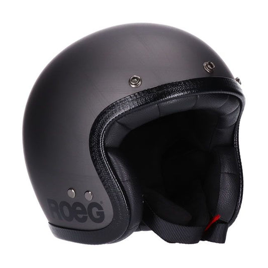 Casco moto Jet Roeg Jettson Scratch Black - URA Moto