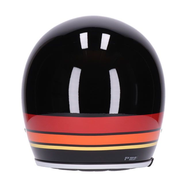 Casco moto Jet Roeg Jettson Gloss Black Orange - URA Moto