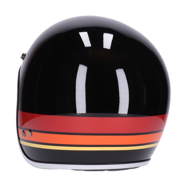 Casco moto Jet Roeg Jettson Gloss Black Orange - URA Moto