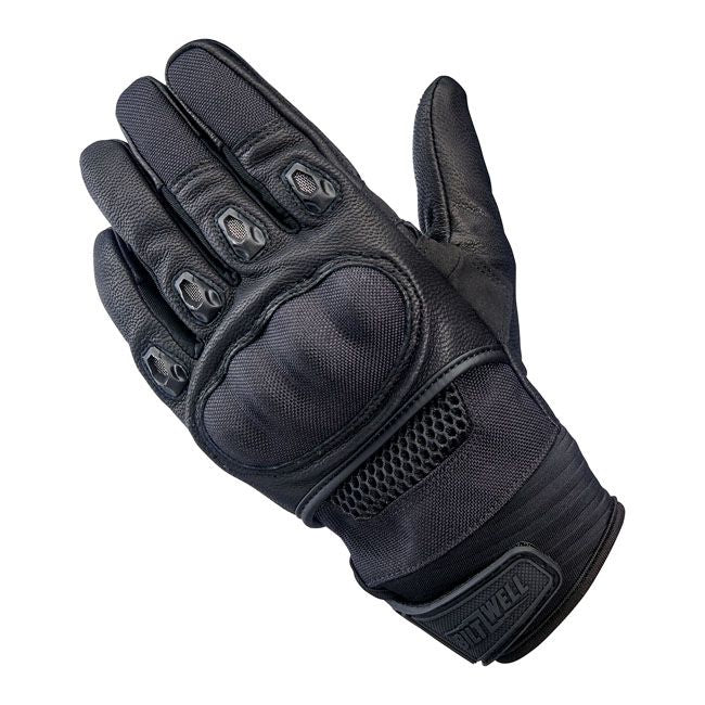 Guante Moto Biltwell Bridgeport Black Out - URA Moto