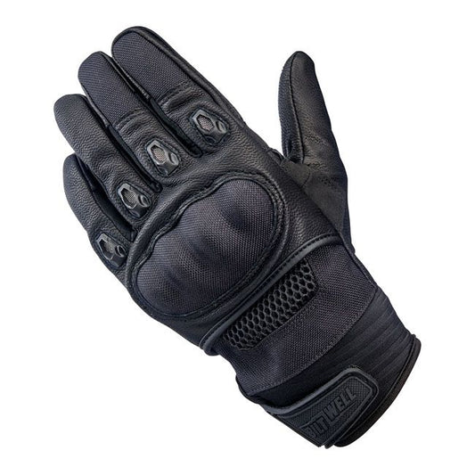 Guante Moto Biltwell Bridgeport Black Out - URA Moto