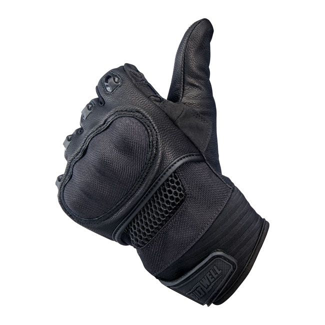 Guante Moto Biltwell Bridgeport Black Out - URA Moto