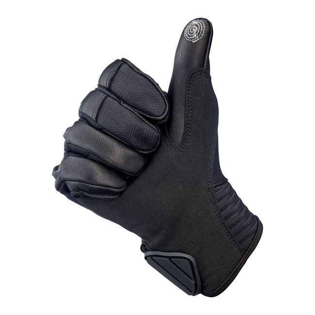Guante Moto Biltwell Bridgeport Black Out - URA Moto