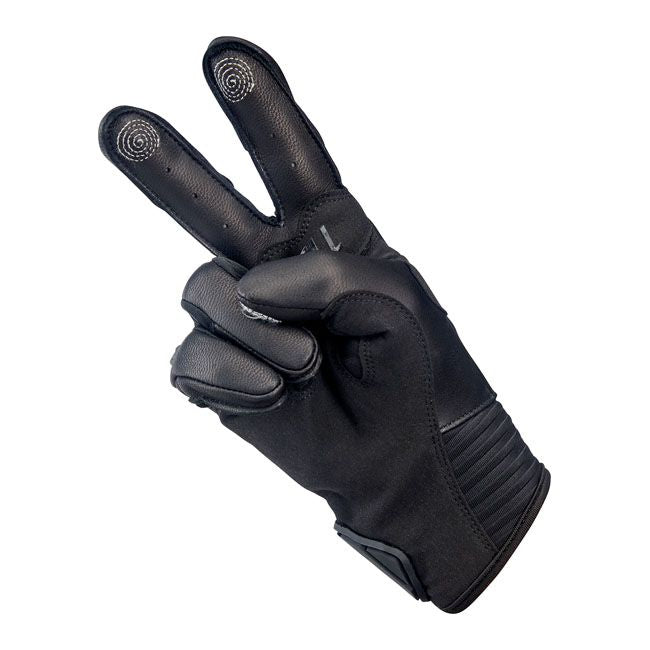 Guante Moto Biltwell Bridgeport Black Out - URA Moto