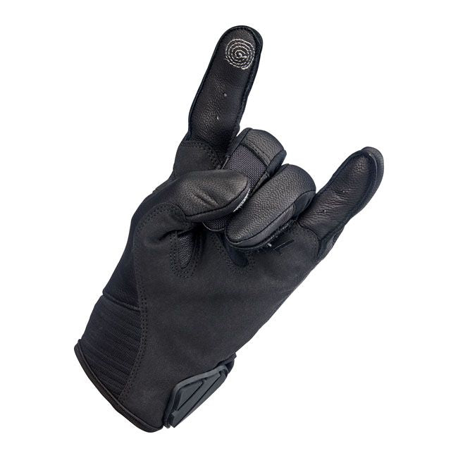 Guante Moto Biltwell Bridgeport Black Out - URA Moto