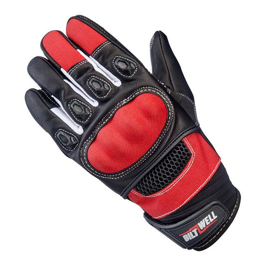 Guante Moto Biltwell Bridgeport Rojo/Negro - URA Moto