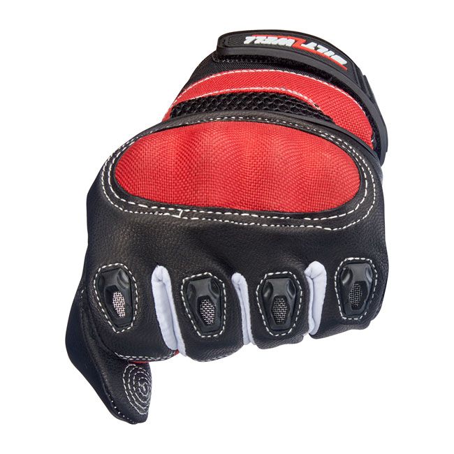 Guante Moto Biltwell Bridgeport Rojo/Negro - URA Moto