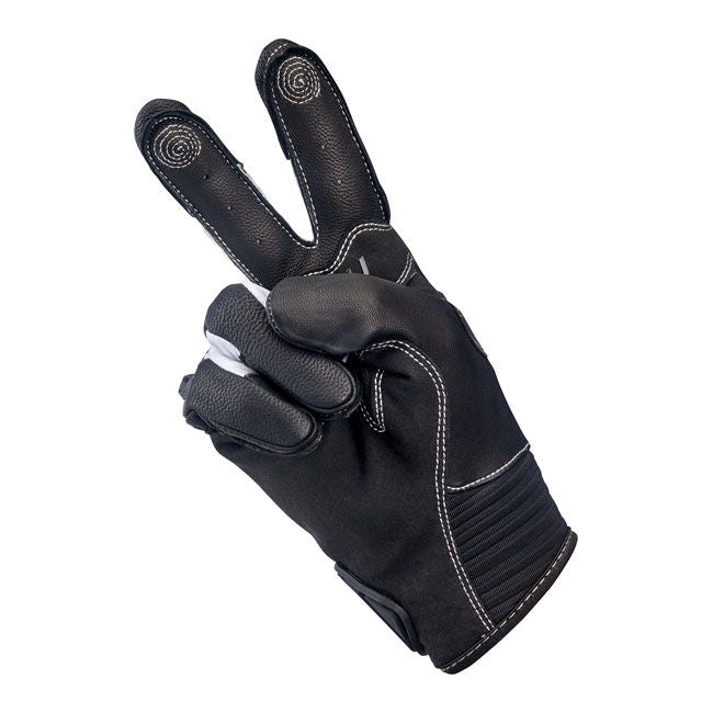 Guante Moto Biltwell Bridgeport Camel/Negro - URA Moto