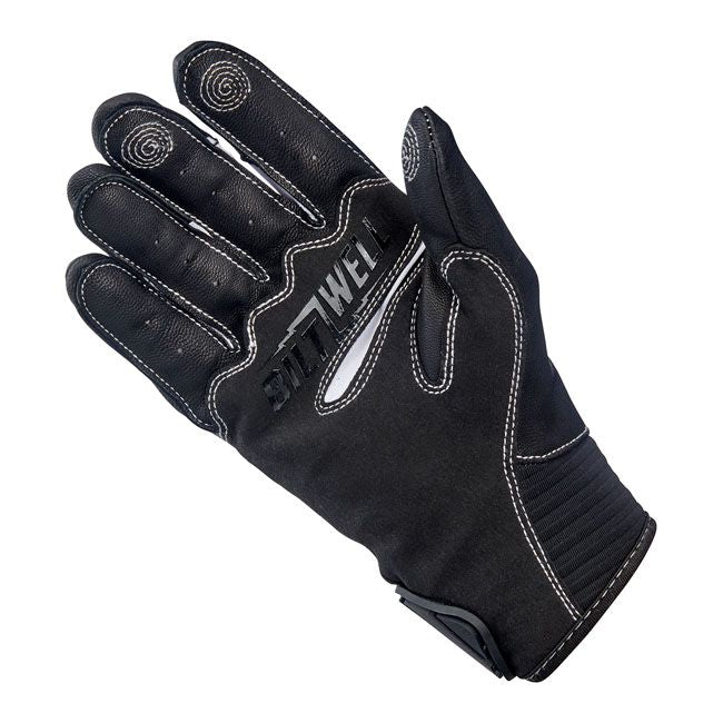 Guante Moto Biltwell Bridgeport Gris/Negro - URA Moto