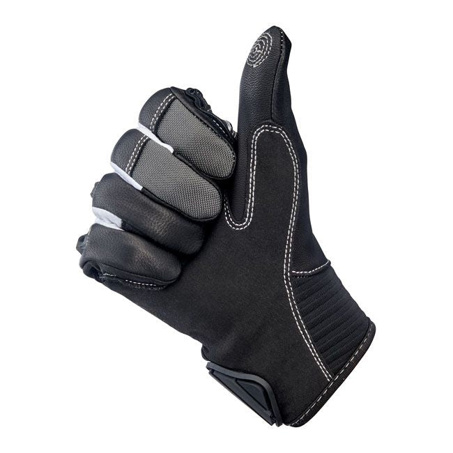 Guante Moto Biltwell Bridgeport Gris/Negro - URA Moto
